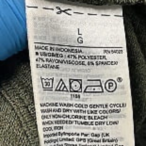 Gap Tank Top Loose Fit Pant Jumpsuit I Green I Large - Picture 7 of 7